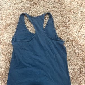 Patagonia blue tank top.